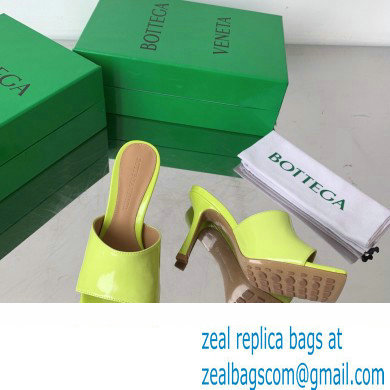 Bottega Veneta Stretch Patent Leather Mules Kiwi Green 2022 - Click Image to Close