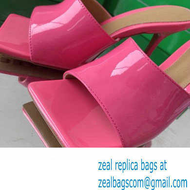 Bottega Veneta Stretch Patent Leather Mules Pink 2022