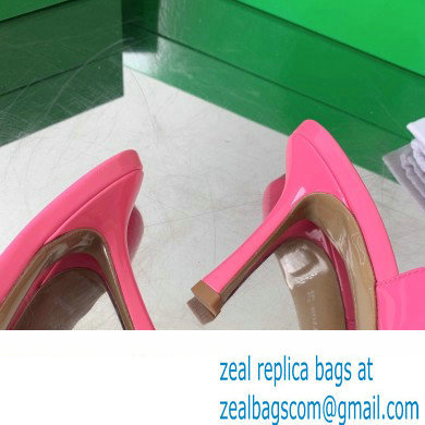 Bottega Veneta Stretch Patent Leather Mules Pink 2022 - Click Image to Close