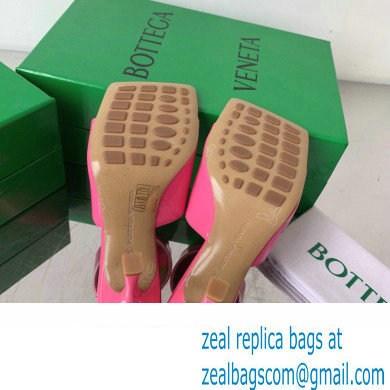 Bottega Veneta Stretch Patent Leather Mules Pink 2022