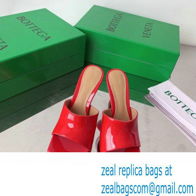 Bottega Veneta Stretch Patent Leather Mules Red 2022