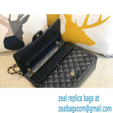 Chanel Maxi Classic Flap Handbag A58601 in Lambskin Black/Gold
