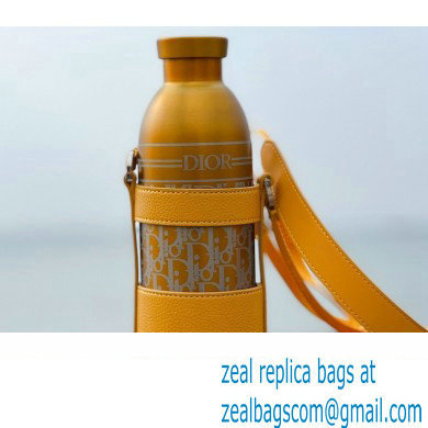 Dior Aqua Bottle Holder Gold with Shoulder Strap