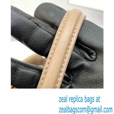 Fendi Peekaboo Iconic Mini Bag in Nappa Leather Beige