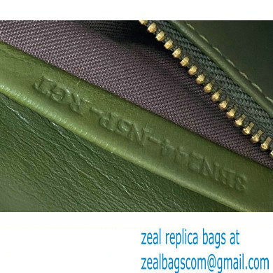 Fendi Peekaboo Iconic Mini Bag in Nappa Leather Dark Green