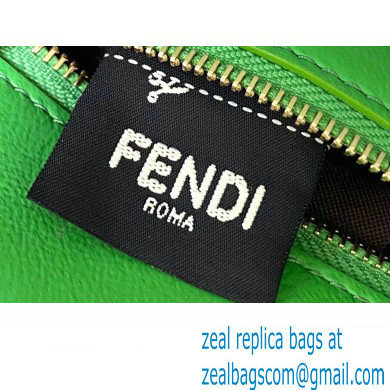 Fendi Peekaboo Iconic Mini Bag in Nappa Leather Grass Green