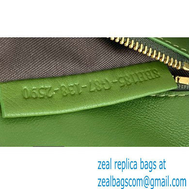 Fendi Peekaboo Iconic Mini Bag in Nappa Leather Green