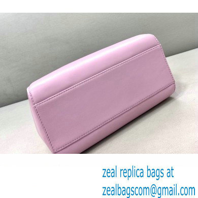 Fendi Peekaboo Iconic Mini Bag in Nappa Leather Pink
