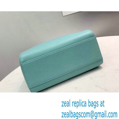 Fendi Peekaboo Iconic Mini Bag in Nappa Leather Sky Blue