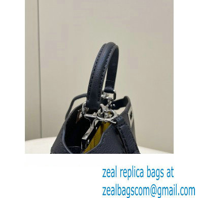 Fendi Peekaboo Iseeu Medium Bag in Selleria Romano Leather Black