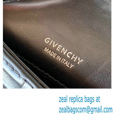 Givenchy Medium 4G Bag in Box Leather Embossed Black