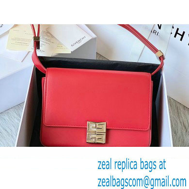 Givenchy Medium 4G Bag in Box Leather Red