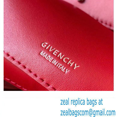 Givenchy Medium 4G Bag in Box Leather Red