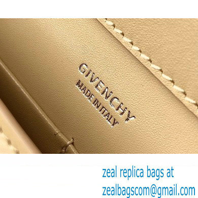 Givenchy Medium 4G Bag in Box Leather with Chain Light Yellow