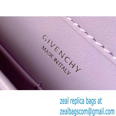 Givenchy Medium 4G Bag in Box Leather with Chain Lilac