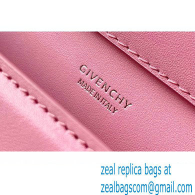 Givenchy Medium 4G Bag in Box Leather with Chain Pink