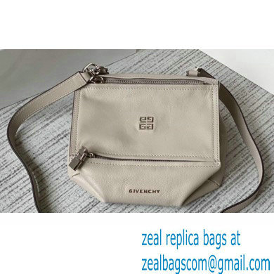 Givenchy Mini Pandora Bag in Grained Leather Creamy