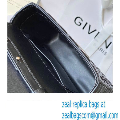 Givenchy Small 4G Bag in Box Leather Embossed Black