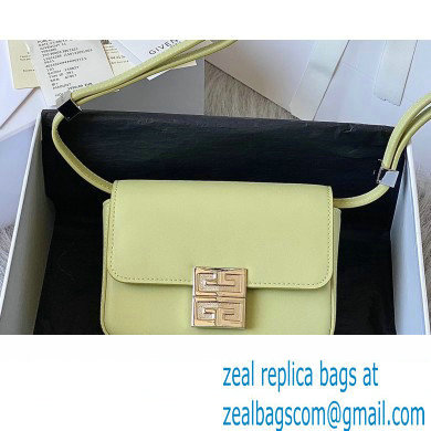 Givenchy Small 4G Bag in Box Leather Light Green