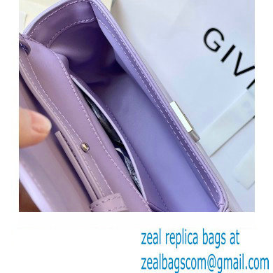Givenchy Small 4G Bag in Box Leather Lilac