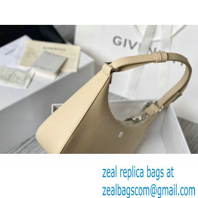 Givenchy Small Moon Cut Out Bag in Leather Beige