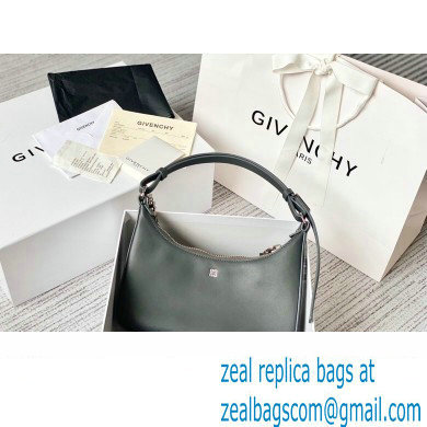 Givenchy Small Moon Cut Out Bag in Leather Dark Gray