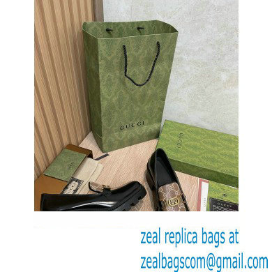 Gucci Heel 5.5cm Loafers with Interlocking G Horsebit 670417 Coffee 2022