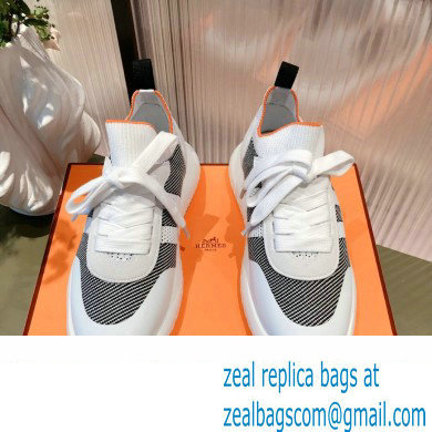 Hermes Knit and Suede Crew Sneakers 01 2022 - Click Image to Close
