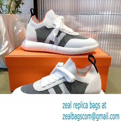 Hermes Knit and Suede Crew Sneakers 01 2022 - Click Image to Close