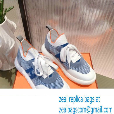 Hermes Knit and Suede Crew Sneakers 02 2022 - Click Image to Close