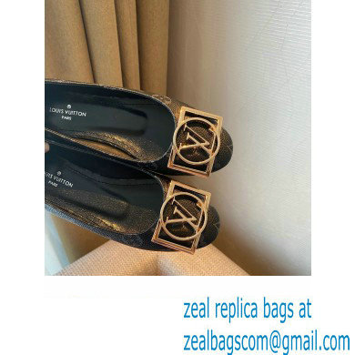 Louis Vuitton Dauphine Madeleine Ballerinas Monogram Canvas Black