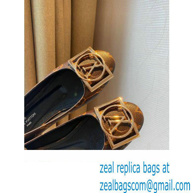 Louis Vuitton Dauphine Madeleine Ballerinas Monogram Canvas Coffee