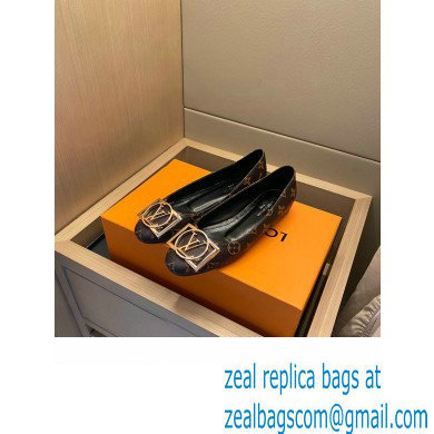 Louis Vuitton Dauphine Madeleine Ballerinas Monogram Canvas Coffee