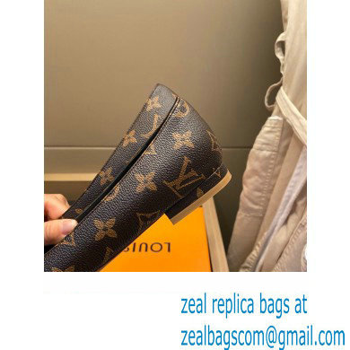 Louis Vuitton Dauphine Madeleine Ballerinas Monogram Canvas Coffee