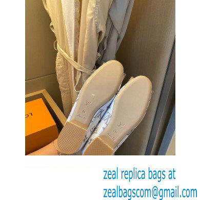 Louis Vuitton Dauphine Madeleine Ballerinas Monogram Canvas White