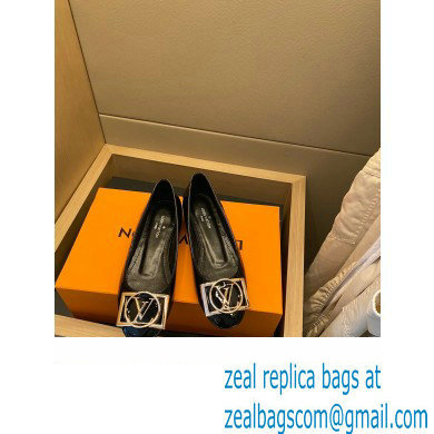 Louis Vuitton Dauphine Madeleine Ballerinas Patent Black