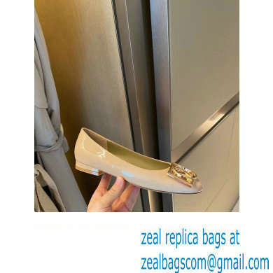 Louis Vuitton Dauphine Madeleine Ballerinas Patent Nude