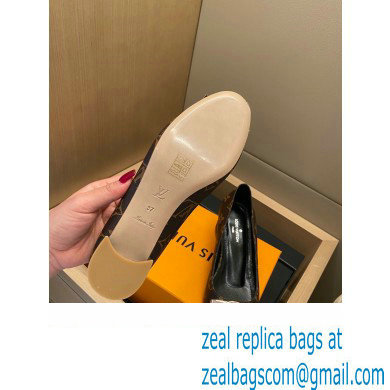 Louis Vuitton Heel 4.5cm Dauphine Madeleine Pumps Monogram Canvas Coffee