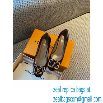 Louis Vuitton Heel 4.5cm Dauphine Madeleine Pumps Patent Burgundy