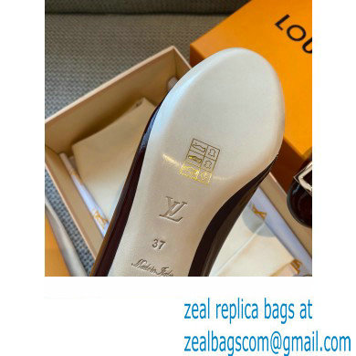 Louis Vuitton Heel 4.5cm Dauphine Madeleine Pumps Patent Burgundy