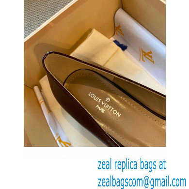 Louis Vuitton Heel 4.5cm Dauphine Madeleine Pumps Patent Burgundy
