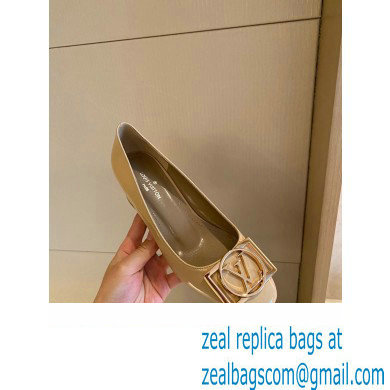 Louis Vuitton Heel 4.5cm Dauphine Madeleine Pumps Patent Nude