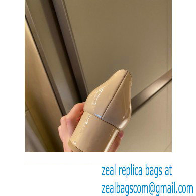 Louis Vuitton Heel 4.5cm Dauphine Madeleine Pumps Patent Nude