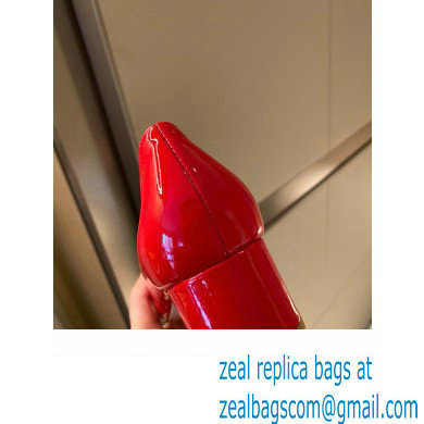 Louis Vuitton Heel 4.5cm Dauphine Madeleine Pumps Patent Red