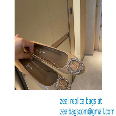 Louis Vuitton Heel 4.5cm LV Circle Madeleine Pumps Patent Nude