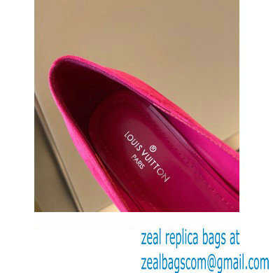 Louis Vuitton Heel 4.5cm LV Circle Madeleine Pumps Suede Framboise Pink