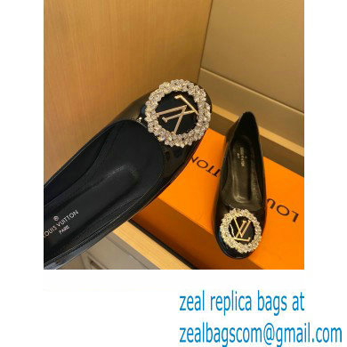 Louis Vuitton LV Circle Madeleine Ballerinas Patent Black