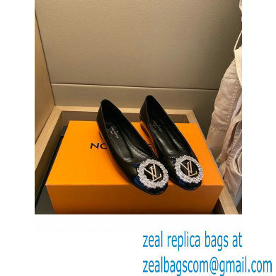 Louis Vuitton LV Circle Madeleine Ballerinas Patent Black