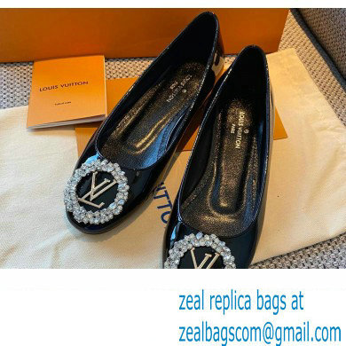 Louis Vuitton LV Circle Madeleine Ballerinas Patent Black