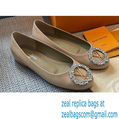 Louis Vuitton LV Circle Madeleine Ballerinas Patent Nude - Click Image to Close